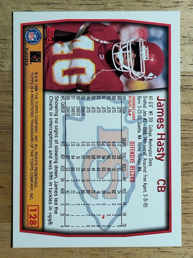 1999 Topps #128 James Hasty