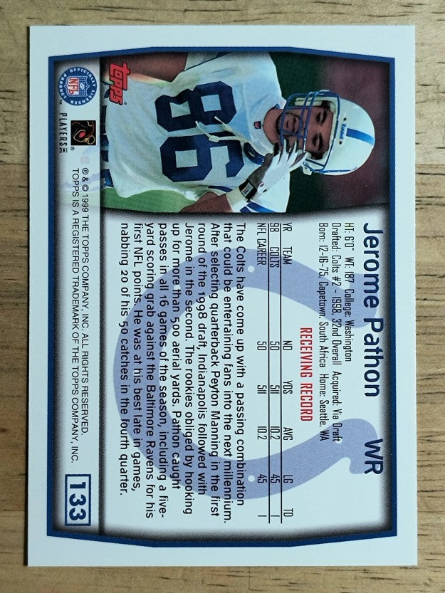 1999 Topps #133 Jerome Pathon