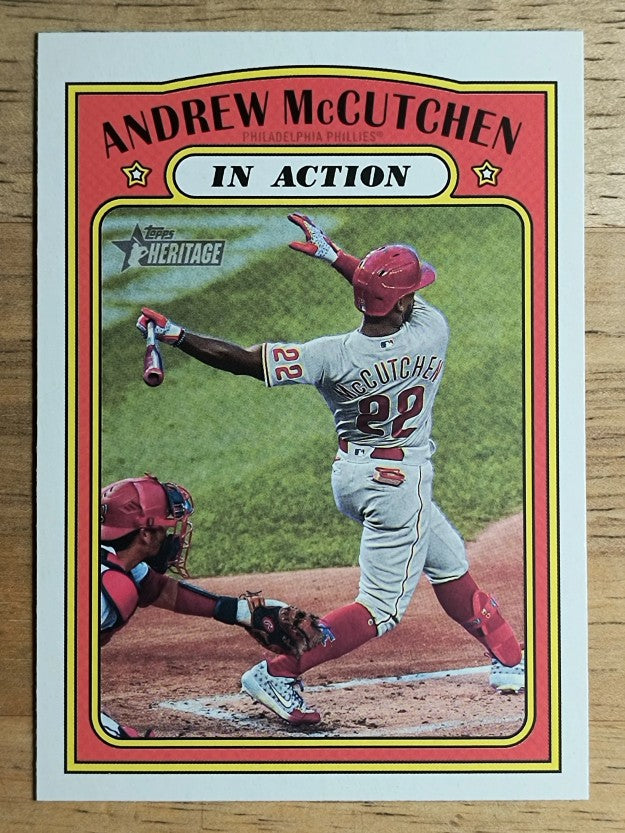2021 Topps Heritage #240 Andrew McCutchen IA