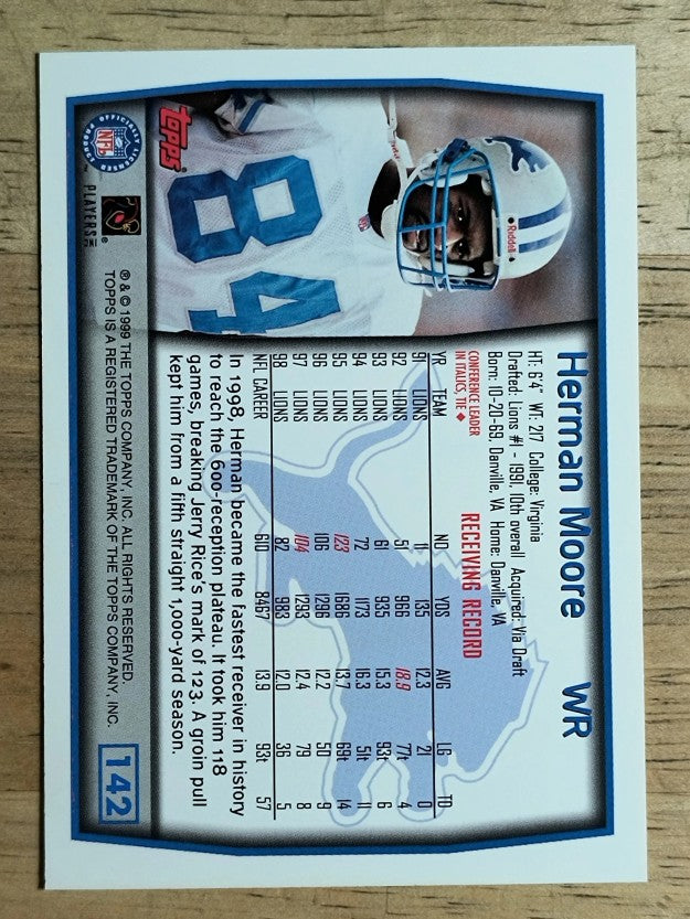 1999 Topps #142 Herman Moore