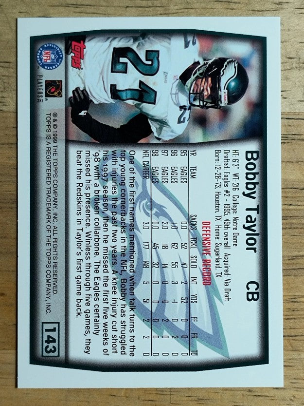 1999 Topps #143 Bobby Taylor
