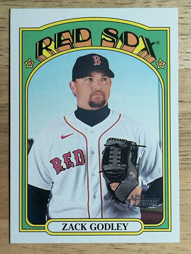 2021 Topps Heritage #345 Zack Godley
