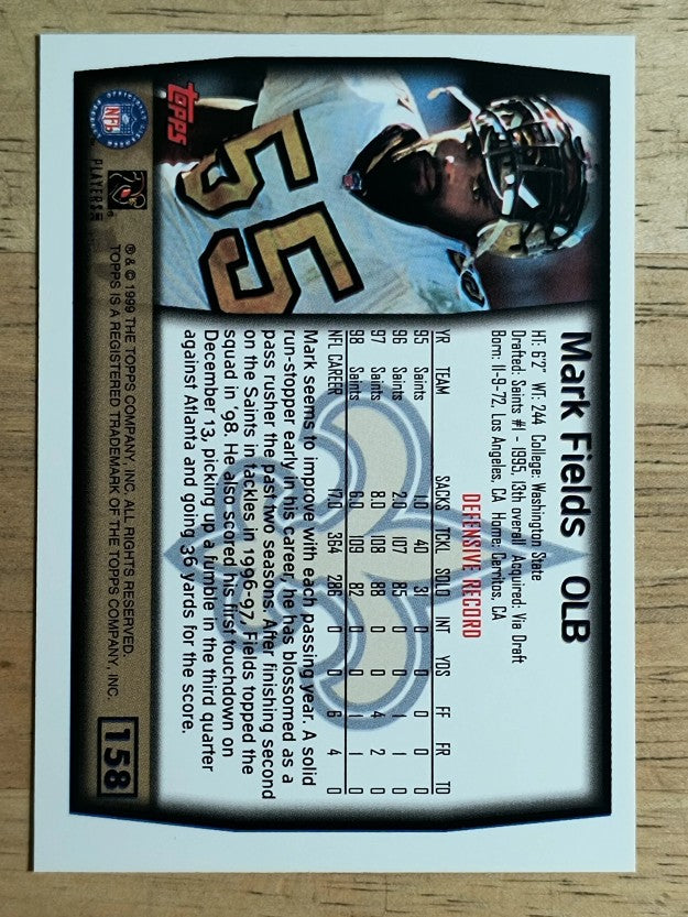 1999 Topps #158 Mark Fields