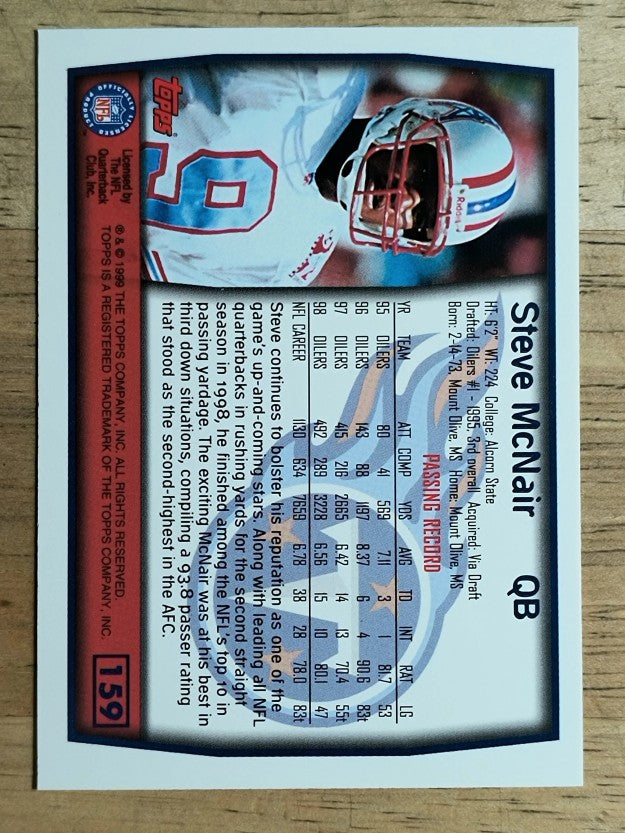 1999 Topps #159 Steve McNair