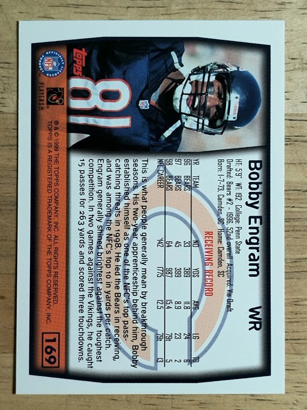 1999 Topps #169 Bobby Engram