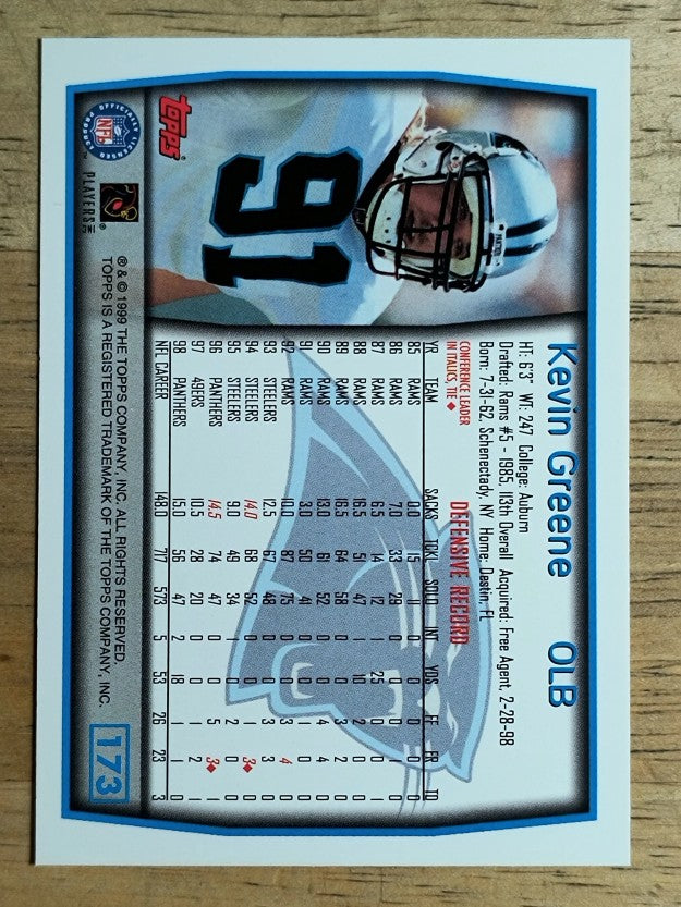 1999 Topps #173 Kevin Greene