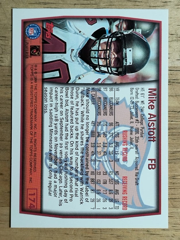 1999 Topps #174 Mike Alstott
