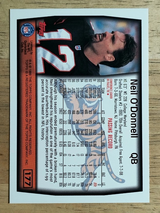 1999 Topps #177 Neil O'Donnell