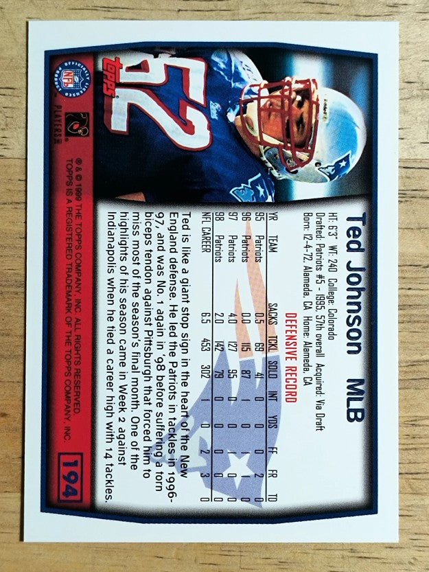 1999 Topps #194 Ted Johnson