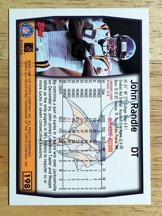 1999 Topps #198 John Randle
