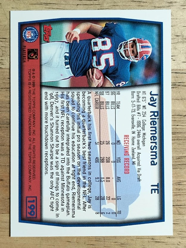 1999 Topps #199 Jay Riemersma