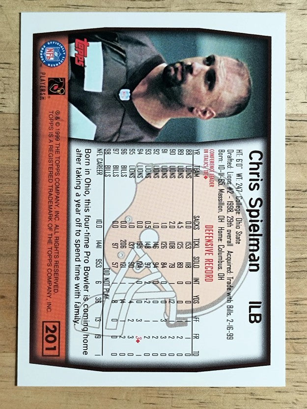 1999 Topps #201 Chris Spielman