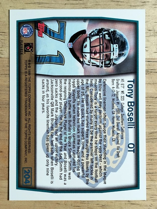 1999 Topps #204 Tony Boselli