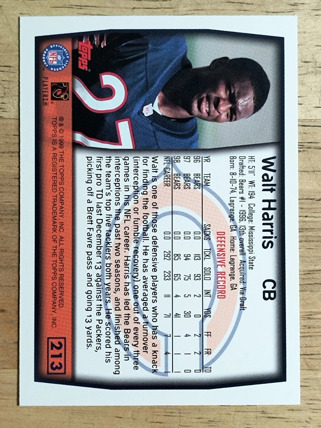 1999 Topps #213 Walt Harris