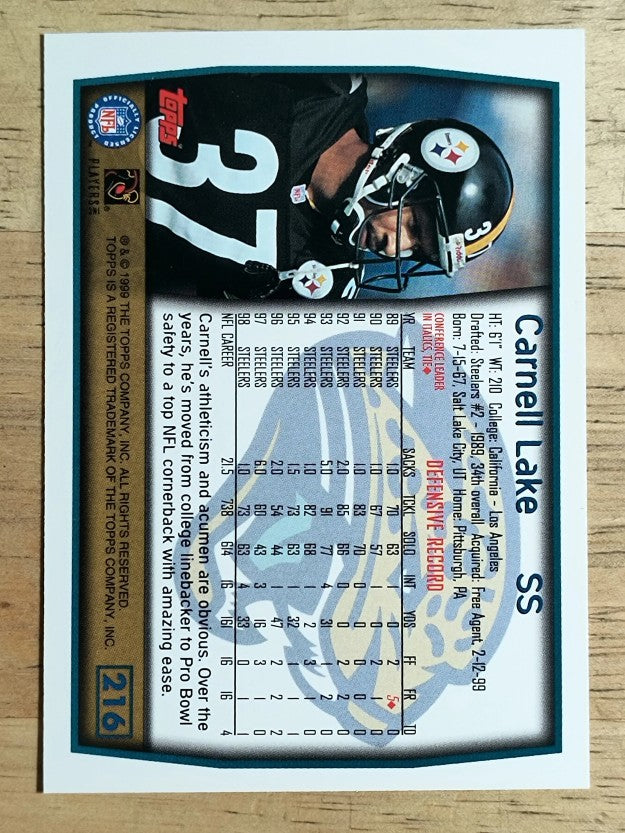 1999 Topps #216 Carnell Lake