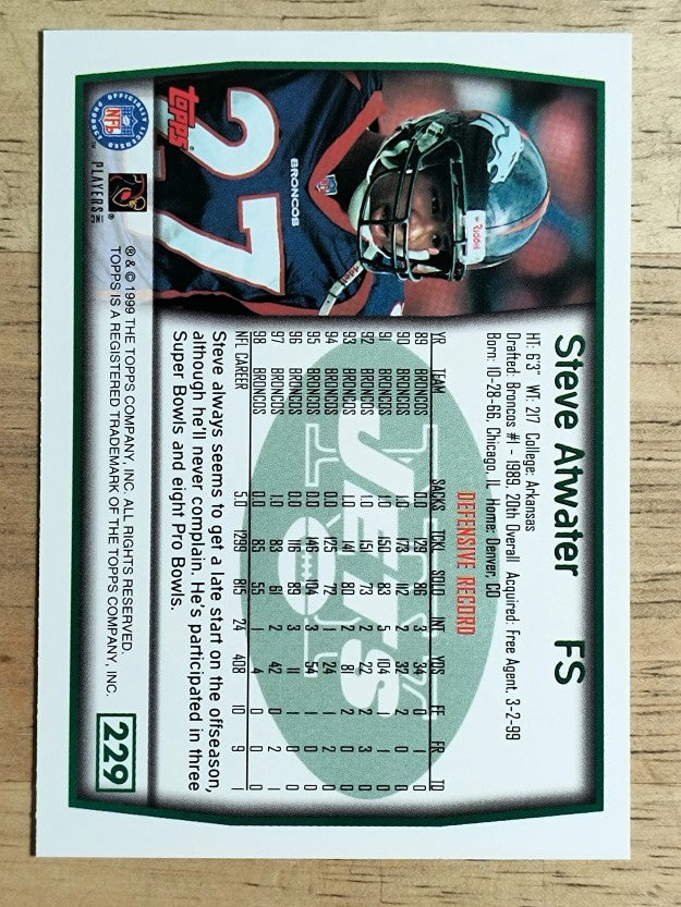 1999 Topps #229 Steve Atwater