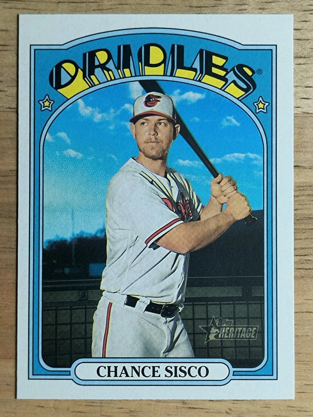 2021 Topps Heritage #142 Chance Sisco