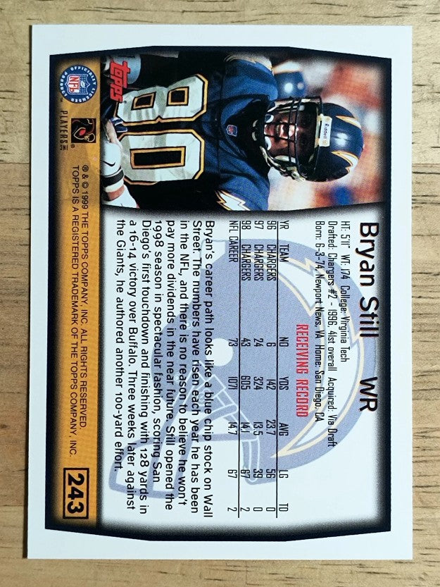 1999 Topps #243 Bryan Still
