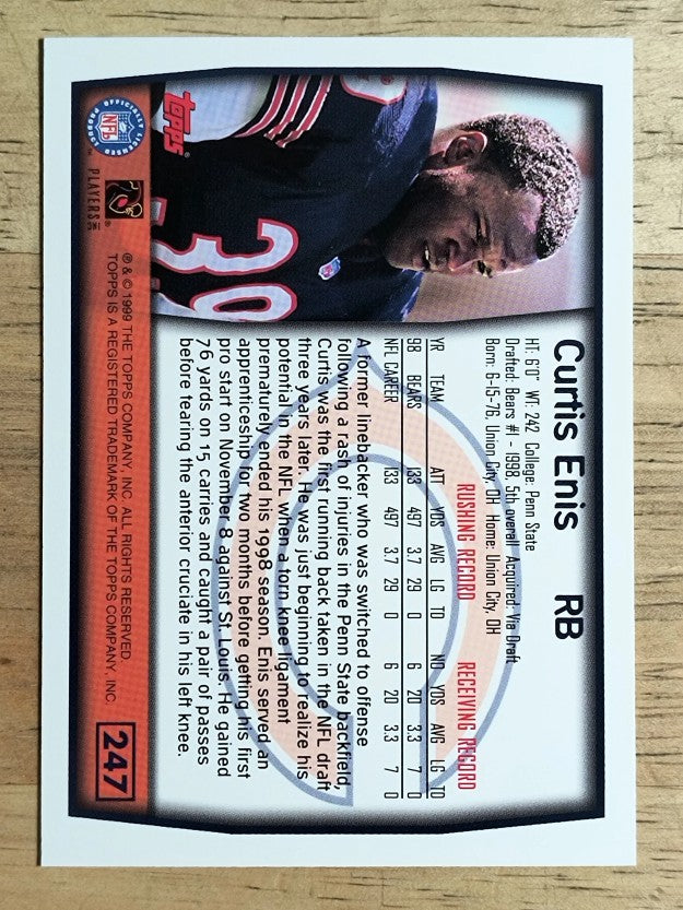 1999 Topps #247 Curtis Enis