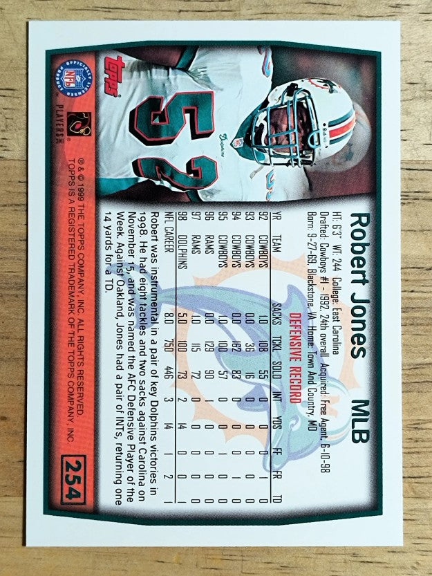1999 Topps #254 Robert Jones