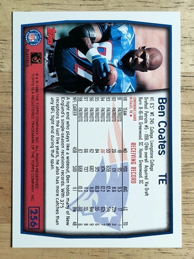 1999 Topps #256 Ben Coates
