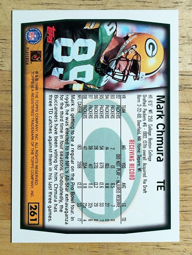 1999 Topps #261 Mark Chmura