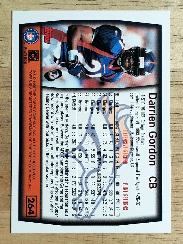 1999 Topps #264 Darrien Gordon