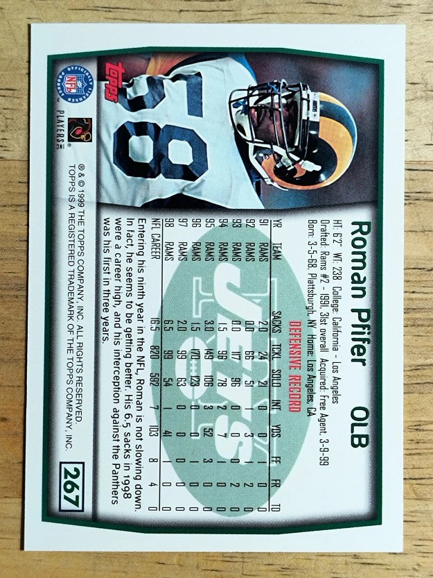 1999 Topps #267 Roman Phifer