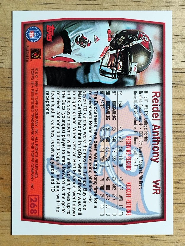 1999 Topps #268 Reidel Anthony