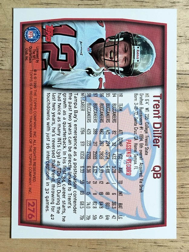 1999 Topps #276 Trent Dilfer
