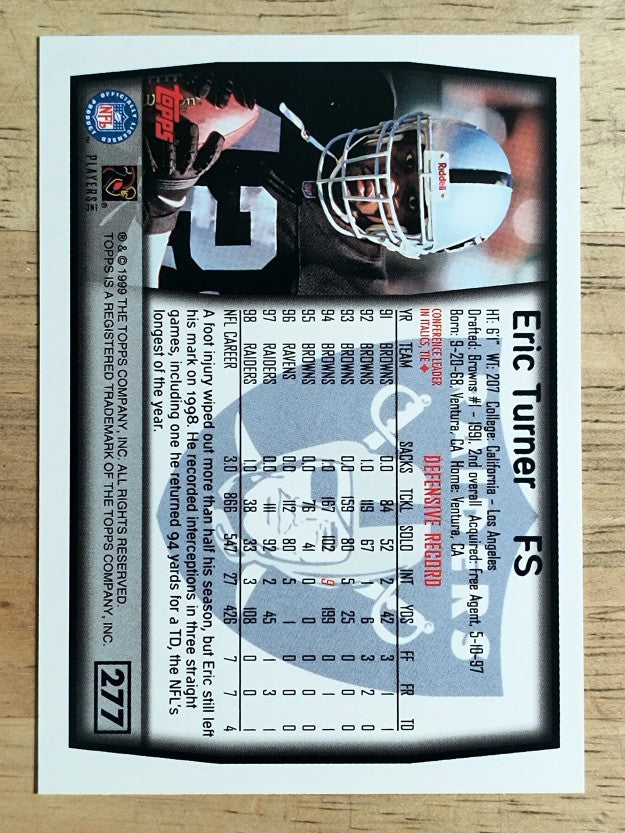 1999 Topps #277 Eric Turner