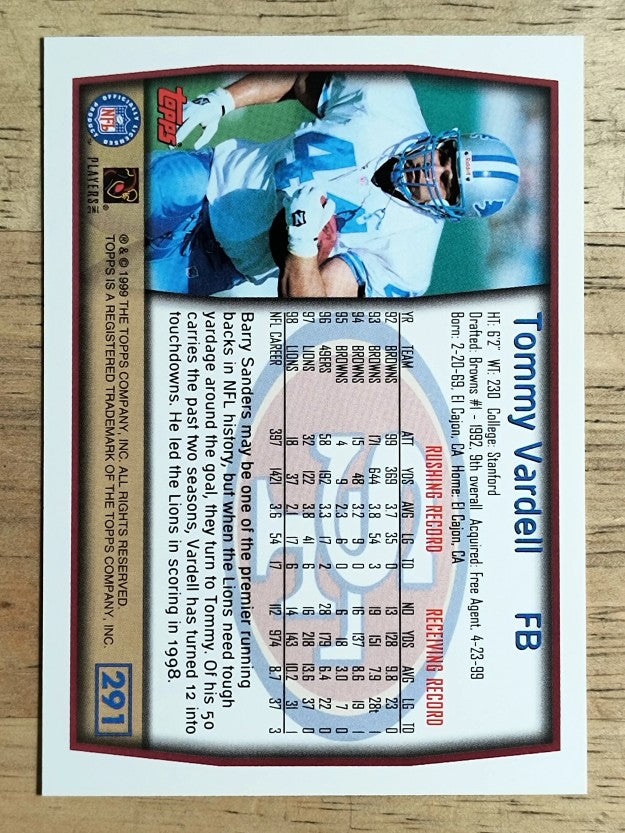 1999 Topps #291 Tommy Vardell