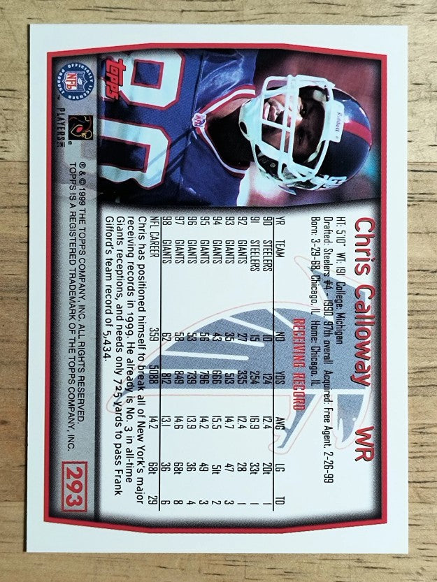 1999 Topps #293 Chris Calloway