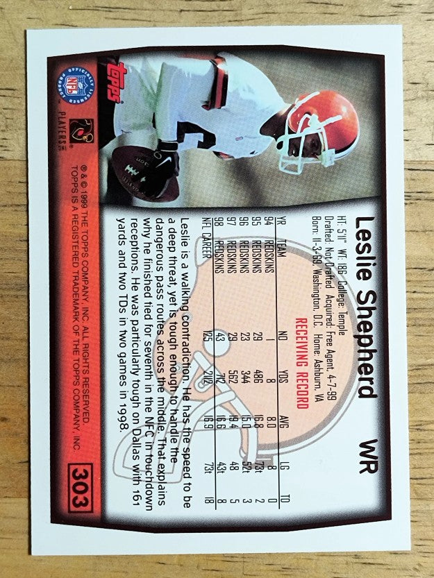 1999 Topps #303 Leslie Shepherd