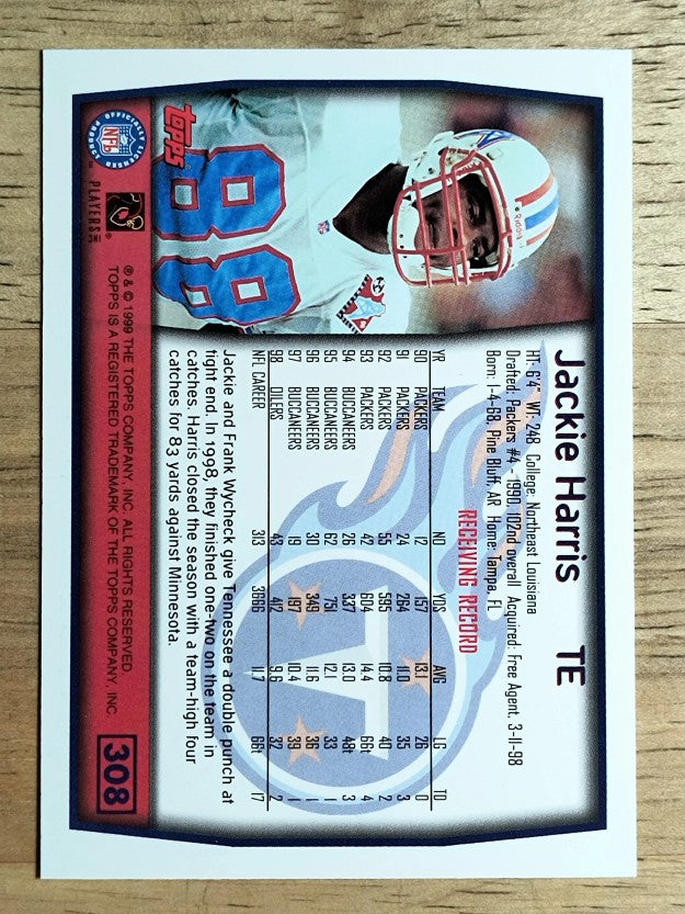 1999 Topps #308 Jackie Harris