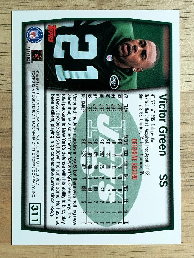 1999 Topps #311 Victor Green