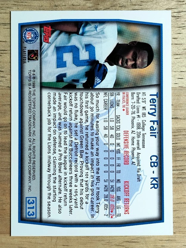 1999 Topps #313 Terry Fair