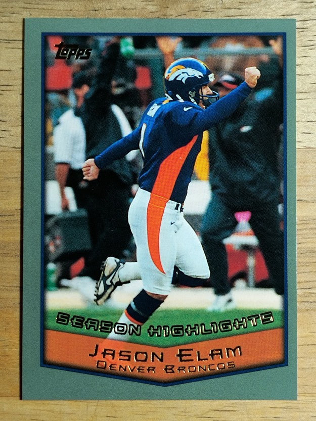 1999 Topps #314 Jason Elam SH