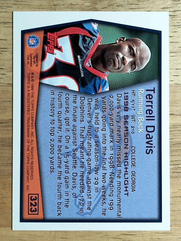 1999 Topps #323 Terrell Davis SH