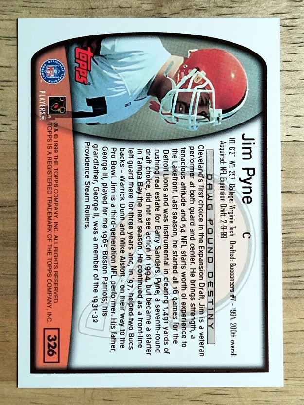 1999 Topps #326 Jim Pyne