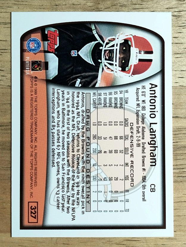 1999 Topps #327 Antonio Langham