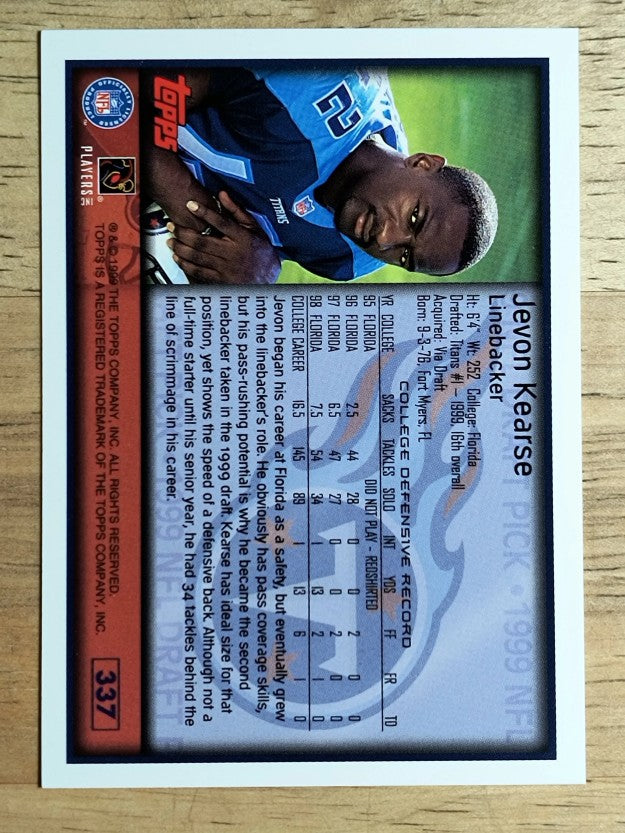 1999 Topps #337 Jevon Kearse RC