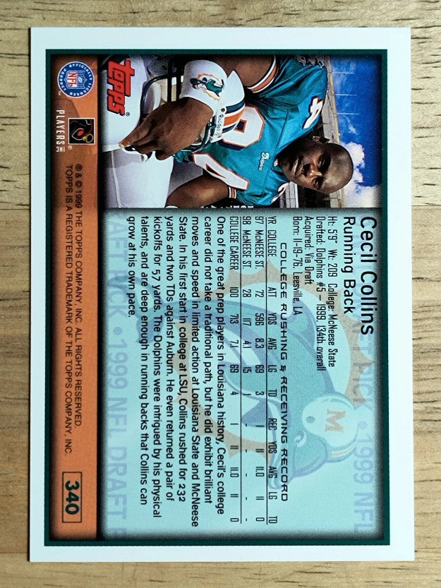 1999 Topps #340 Cecil Collins RC