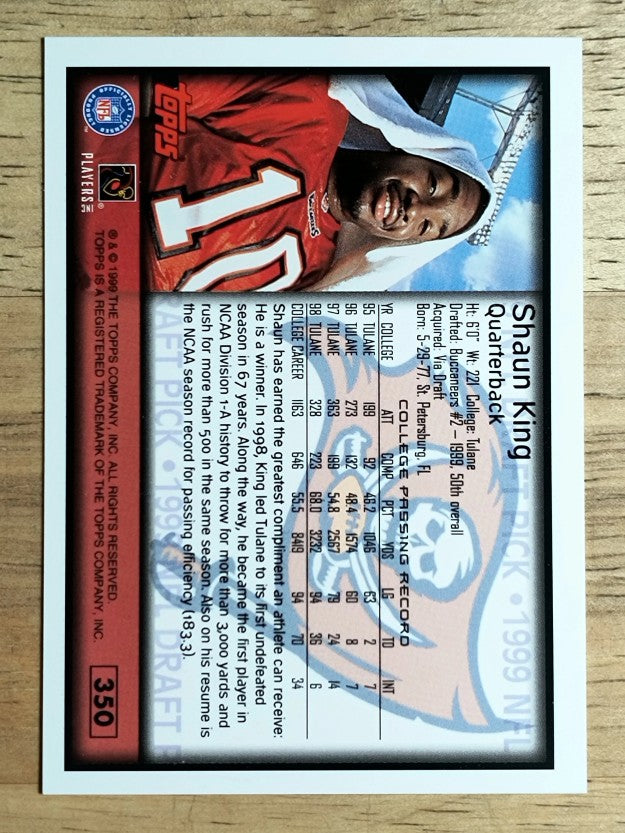 1999 Topps #350 Shaun King RC