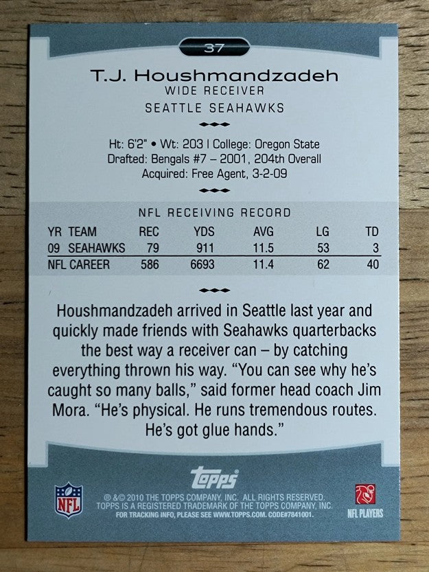2010 Topps Platinum #37 T.J. Houshmandzadeh