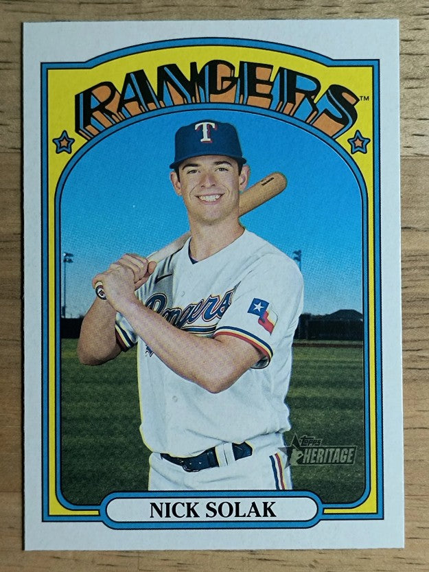 2021 Topps Heritage #277 Nick Solak