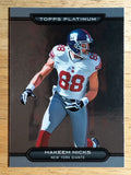 2010 Topps Platinum #74 Hakeem Nicks