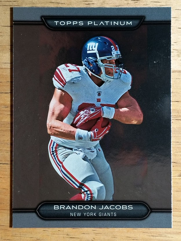 2010 Topps Platinum #81 Brandon Jacobs