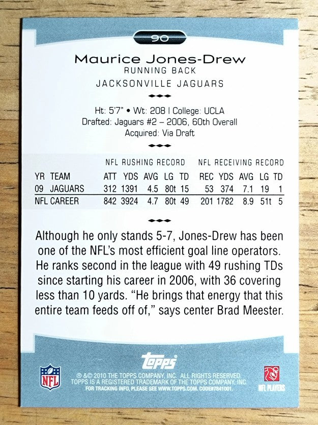 2010 Topps Platinum #90 Maurice Jones-Drew