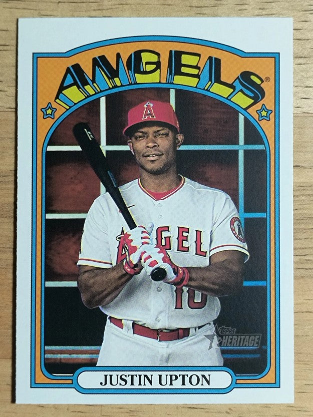 2021 Topps Heritage #195 Justin Upton